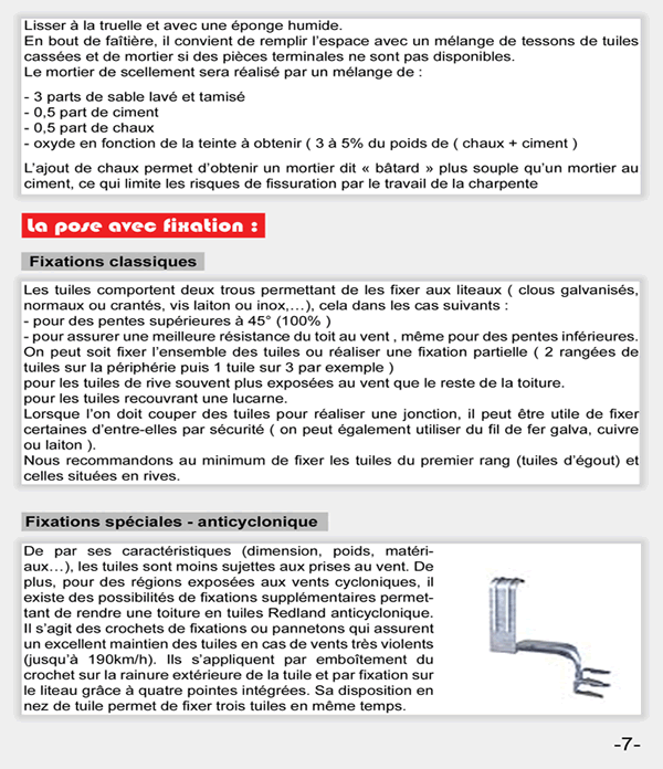 Redland notice de pose 7